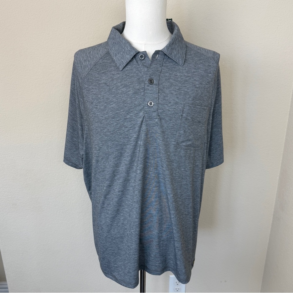 NWT - L.L.Bean Men's Everyday SunSmart® Polo 2.0, Short-Sleeve | XXL | Gray